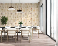 Jardin des Fleurs wallpaper with daisy, fern, and floral accents, GD9209
