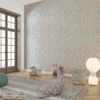 Cute jellyfish design with soft tones wallpaper

