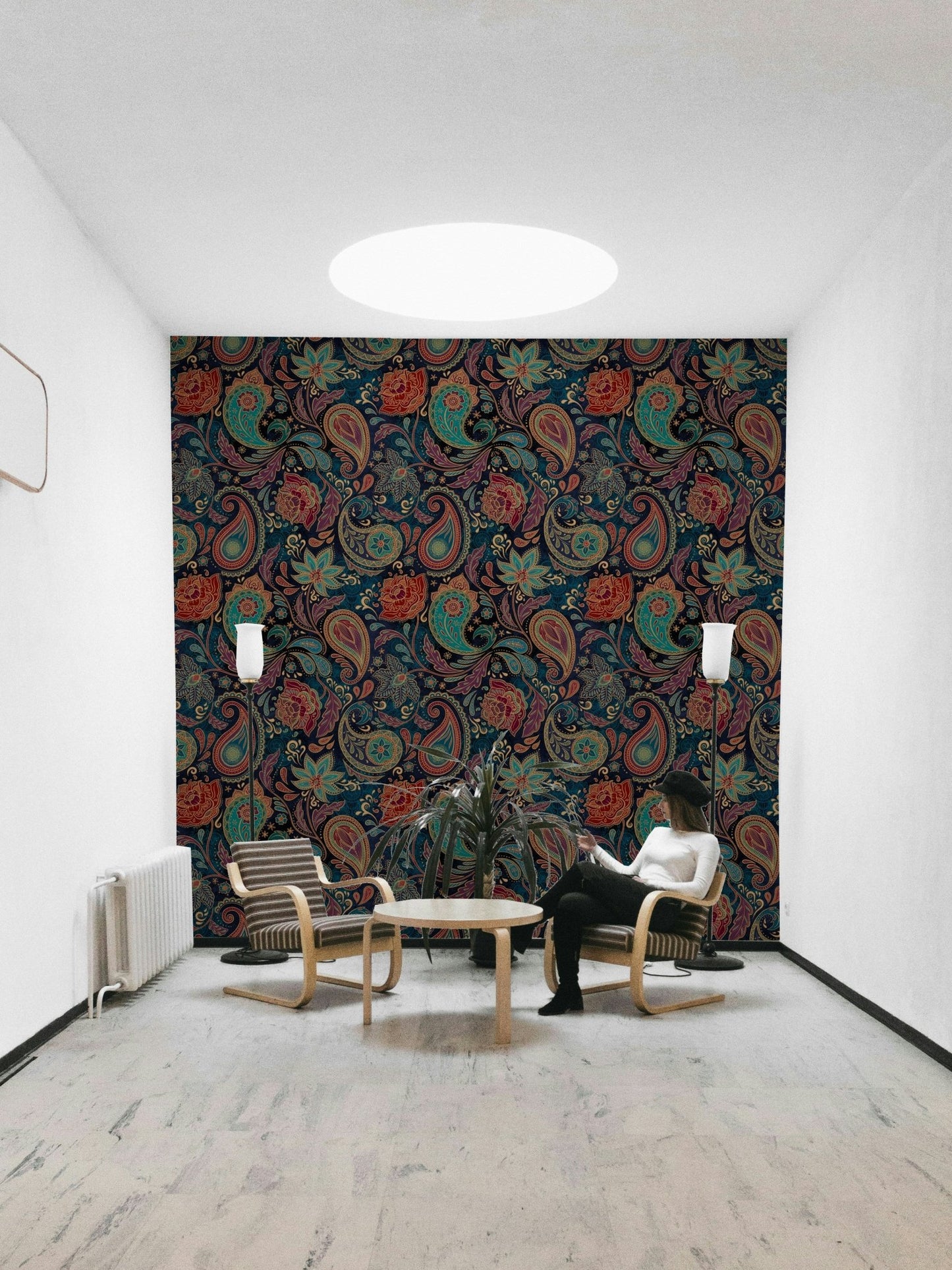 The composition is a harmonious, flowing pattern.

