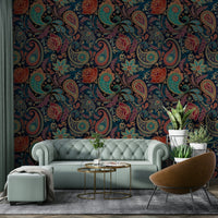 The style is a soft-focus pattern or a patterned design.

