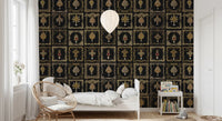Jeweled Baroque Elegance Wall Mural