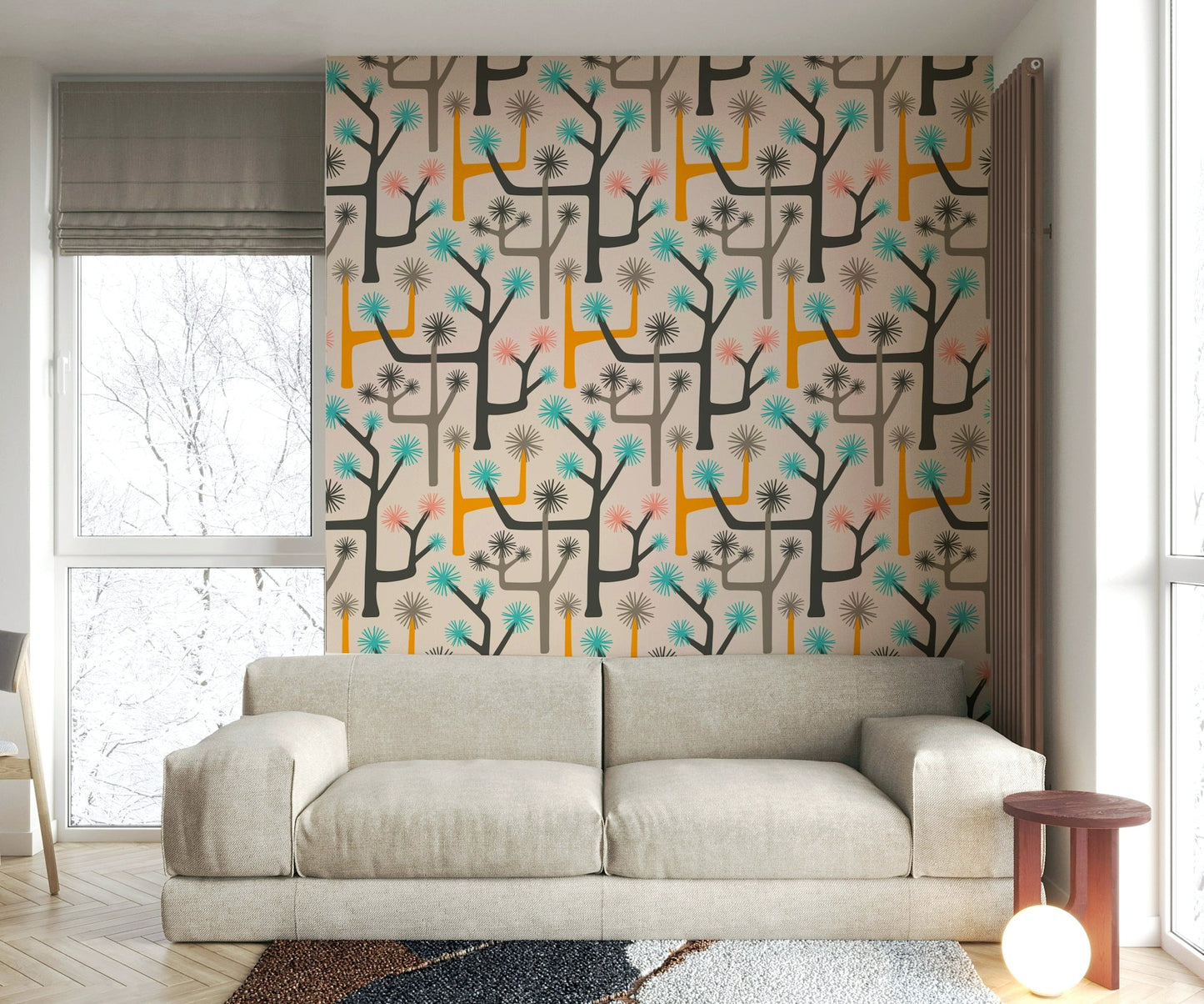 Seamless pattern for wall application.

