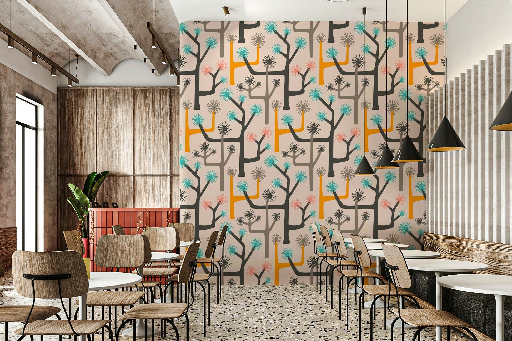 Harmonious color palette with gentle contrast.

