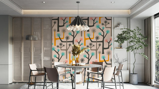 Mid-century modern geometric pattern. GD2824

