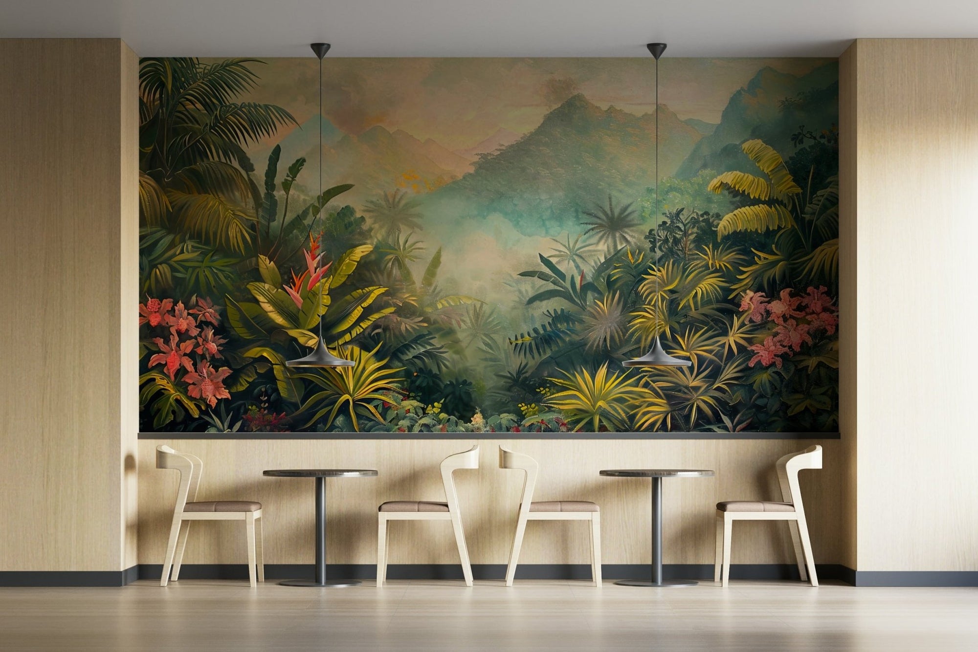 Lush and exotic jungle scene. GD2973

