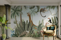 The scene has a strong sense of depth and layers.
