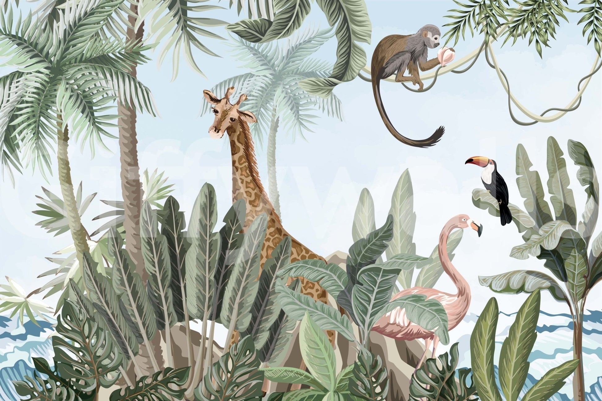 The overall mood is secluded, peaceful, and natural.
