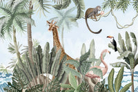 The overall mood is secluded, peaceful, and natural.
