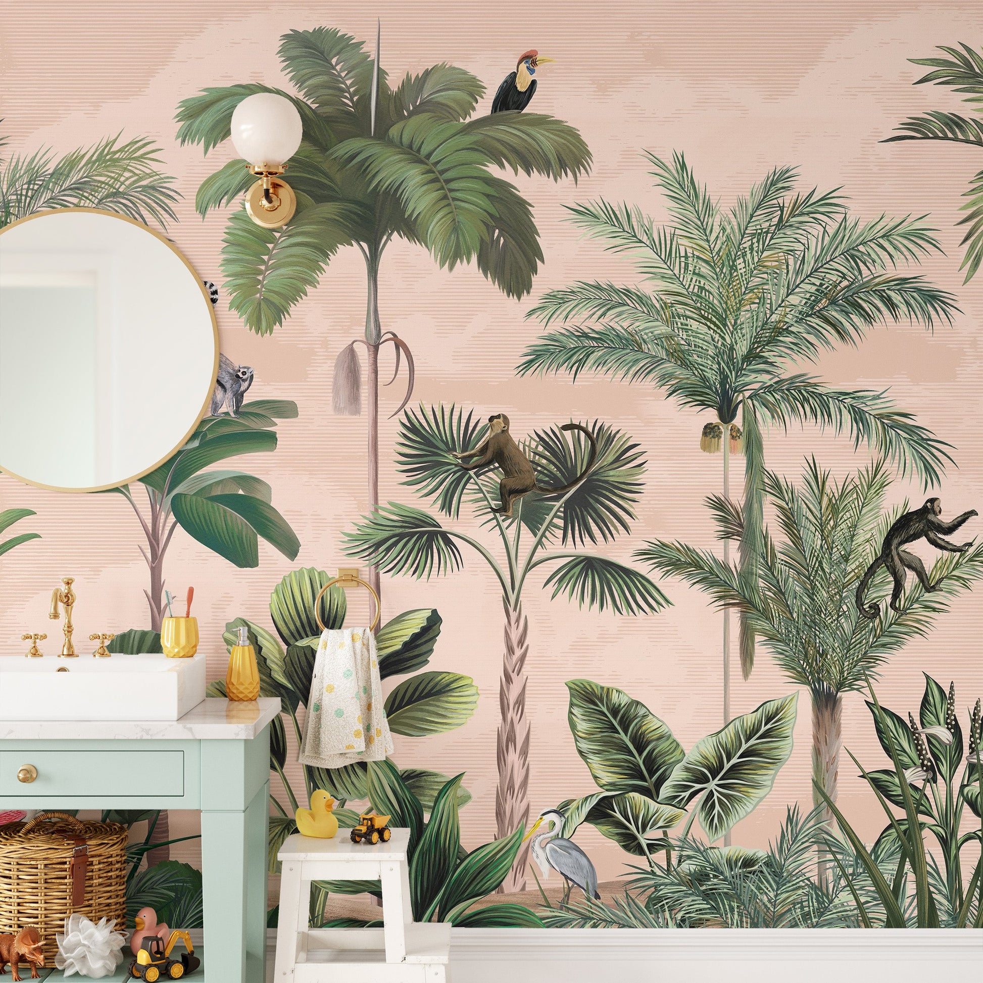 Jungle Rhapsody Wall Mural - Giffywalls