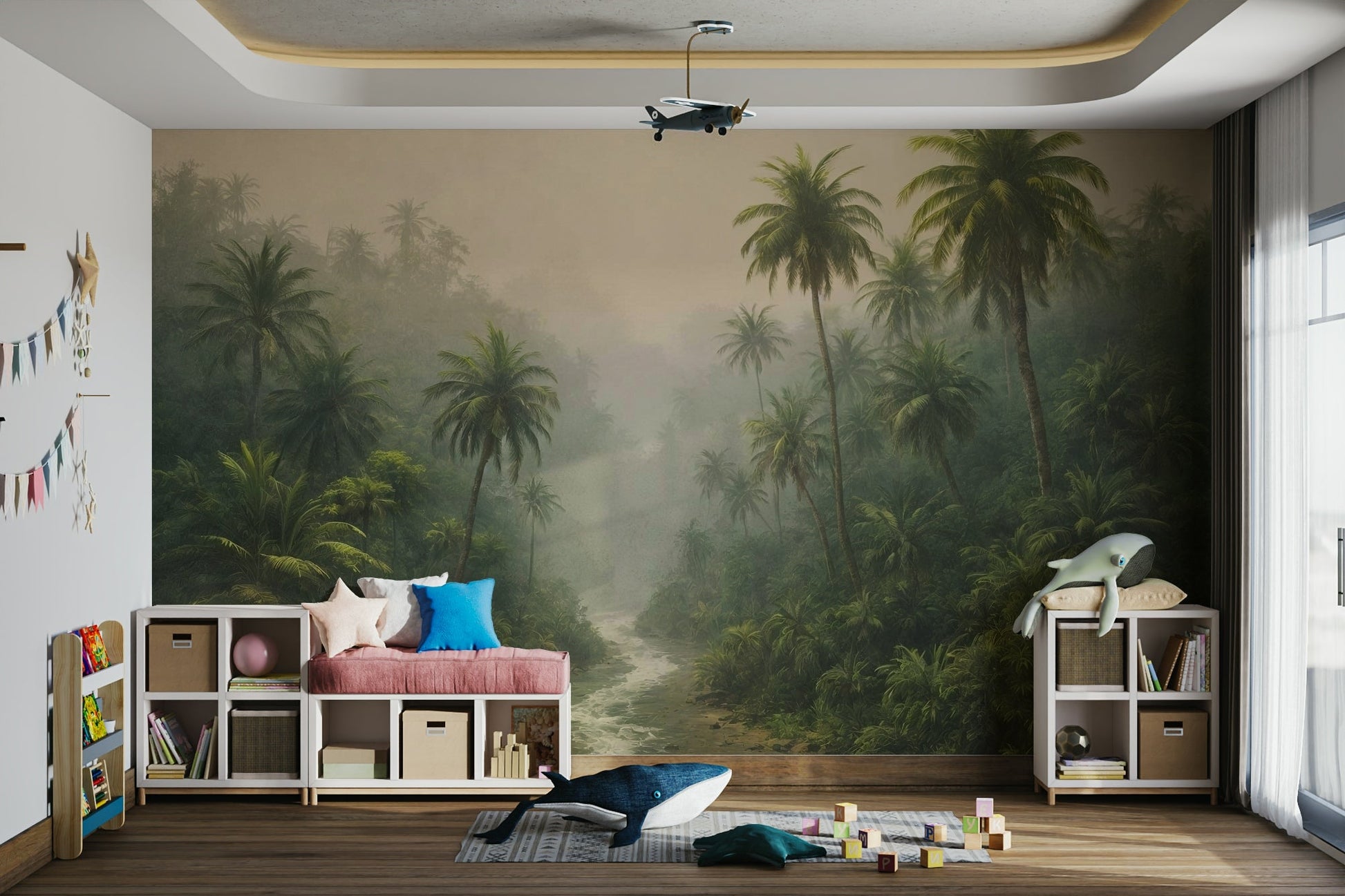 Jungle River Dream Wall Mural