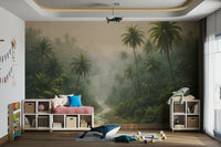 Jungle River Dream Wall Mural