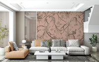 Exotic bird perched in the quiet Jungle Serenade design.