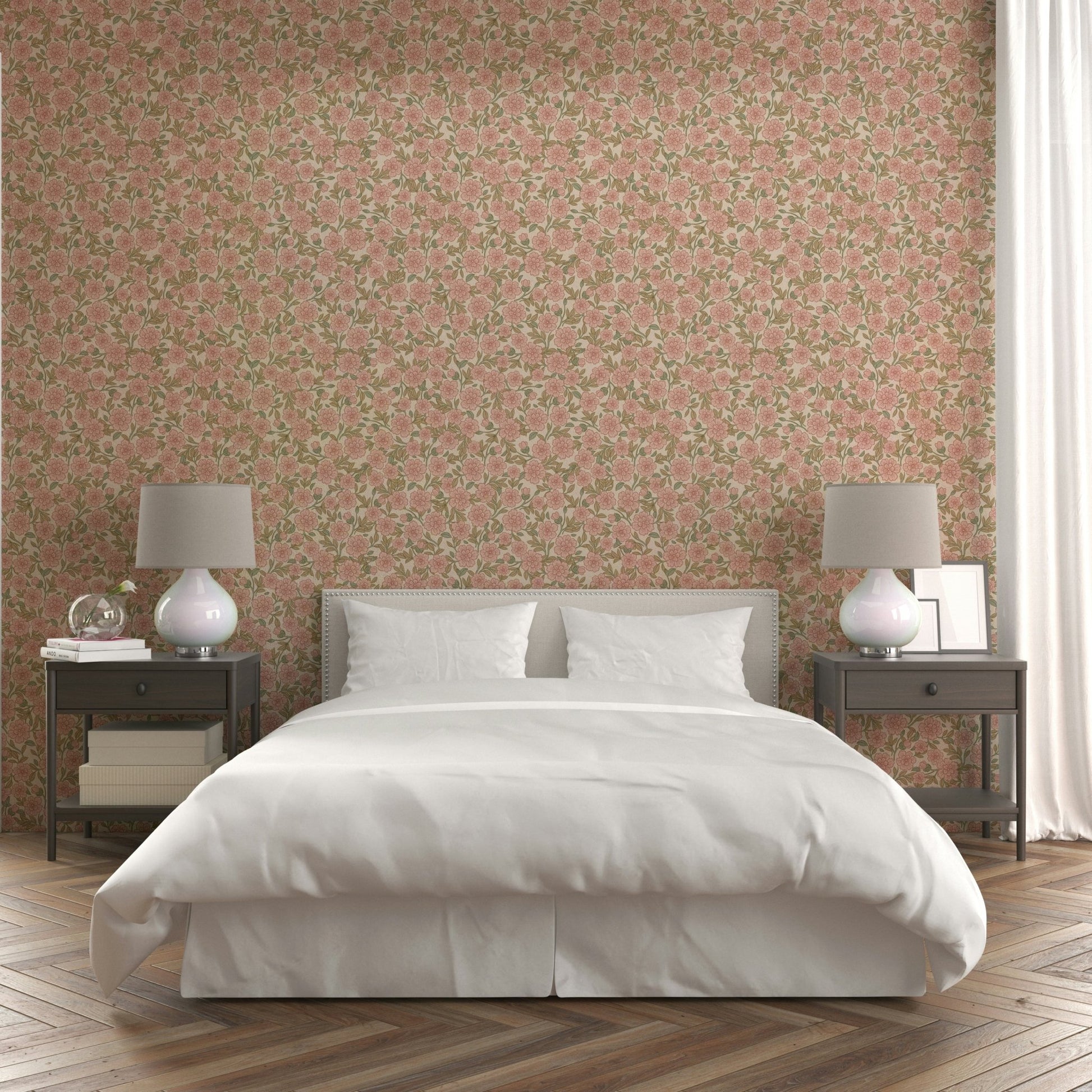 Warm and soft wallpaper for walls

