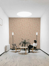 Inviting and cozy floral wallpaper design


