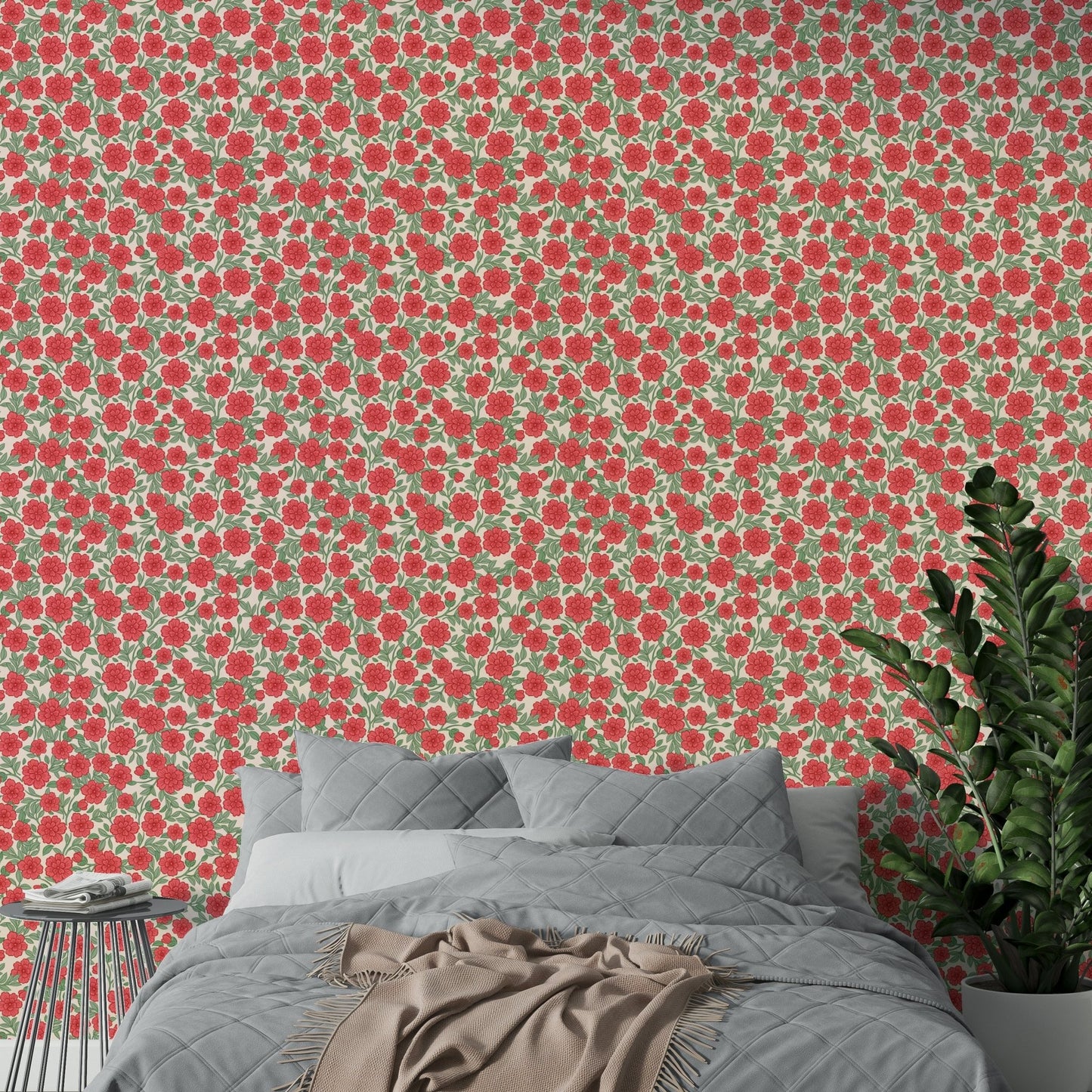 Warm and soft wallpaper for walls

