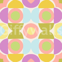 Eye-catching Kaleidoscope Kisses wallpaper for a dynamic room

