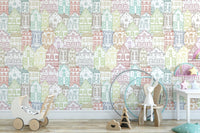 Create energy with Kaleidoscope Townscape Mural B820