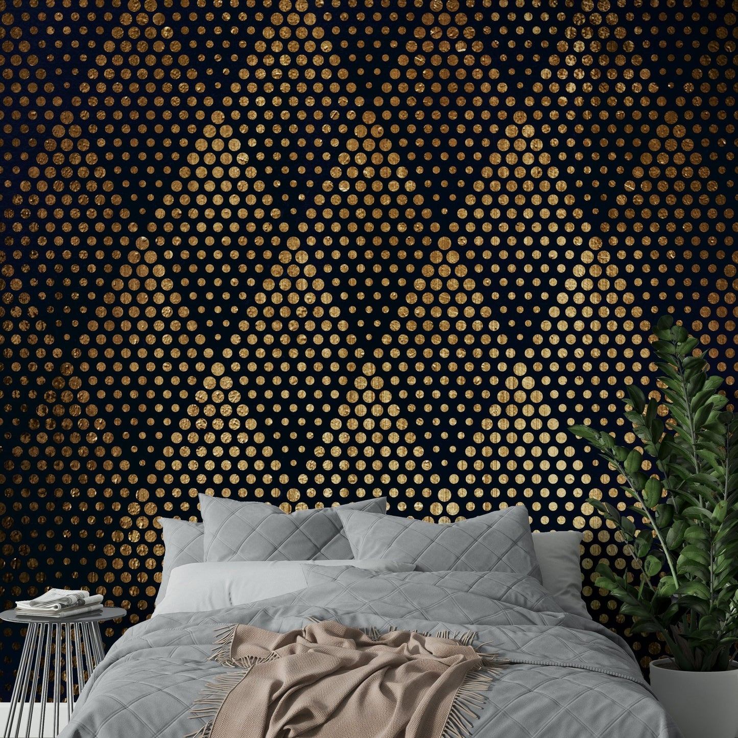 Geometric shapes repeating in complex ways.

