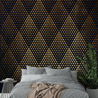 Geometric shapes repeating in complex ways.

