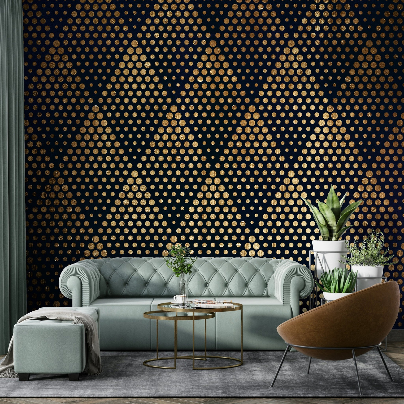 Intricate symmetrical patterns with vibrant colors.

