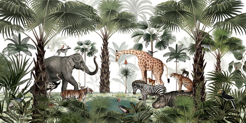 Wildlife Wonders Wallpaper Murals in your room — zoomed