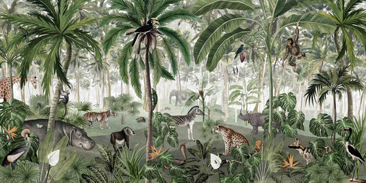 Vibrant Mystic Mammal Wall Murals