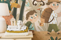 Kids Jungle Explorer Wallpaper Mural - Giffywalls