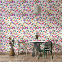 Bright mountain scene wallpaper, GD884