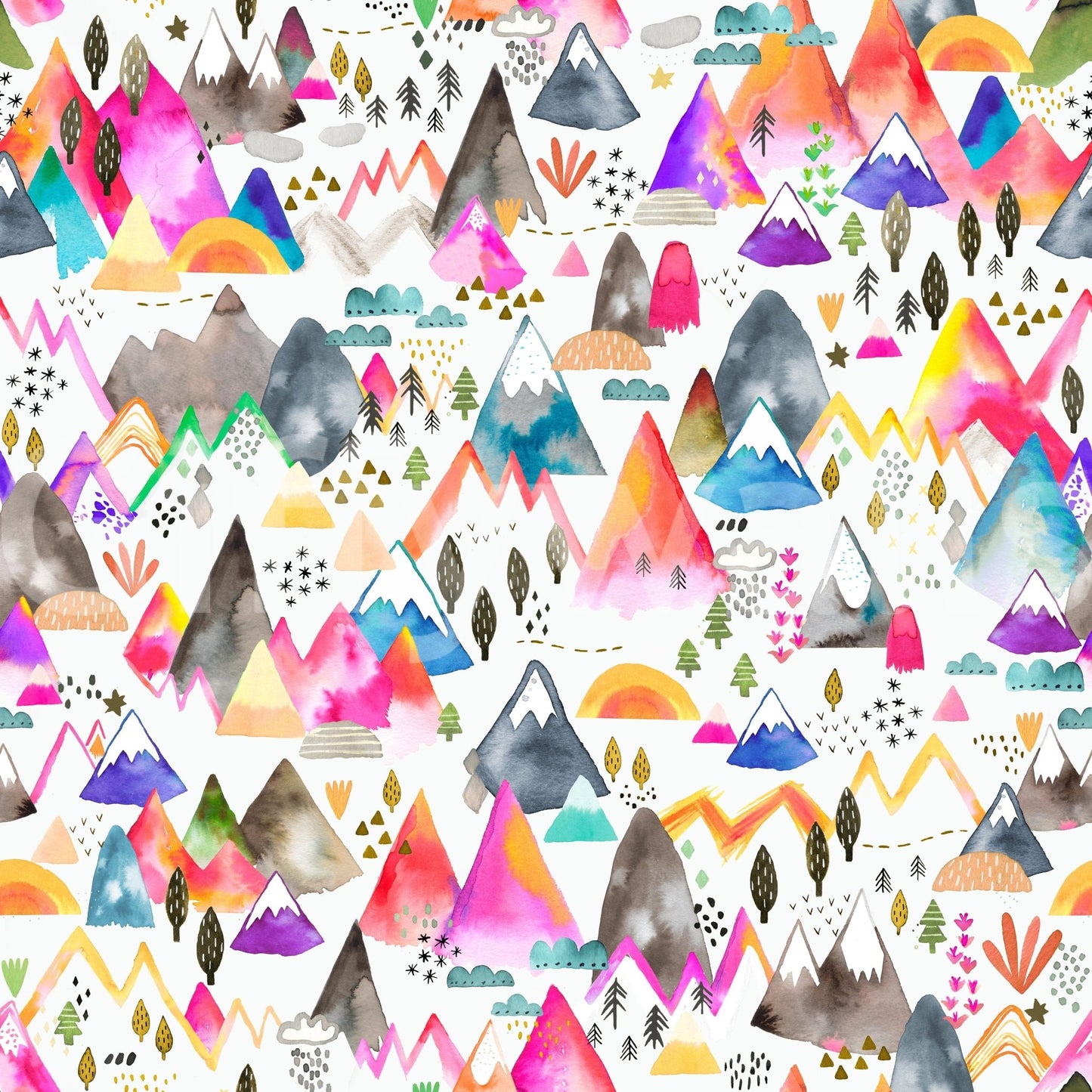 Doodle style kids wall mural, GD884