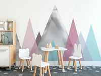 Fun Pastel Mountain Design for Kids Room Mountain-10

