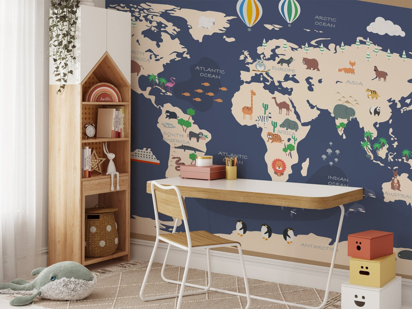 Adventure-themed map wallpaper  A825