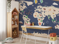 Adventure-themed map wallpaper  A825