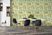 Lemon Design Wallpaper Mural for bright rooms Floral-01-3
