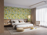 Lemon Design Wallpaper Mural for unique interiors Floral-01-3
