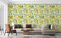 Lemon Design Wallpaper Mural for refreshing spaces Floral-01-3
