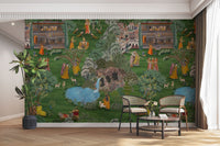 Krishna Leela story in artistic form

