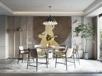 It gives a feeling of theatrical and refined artistry.
