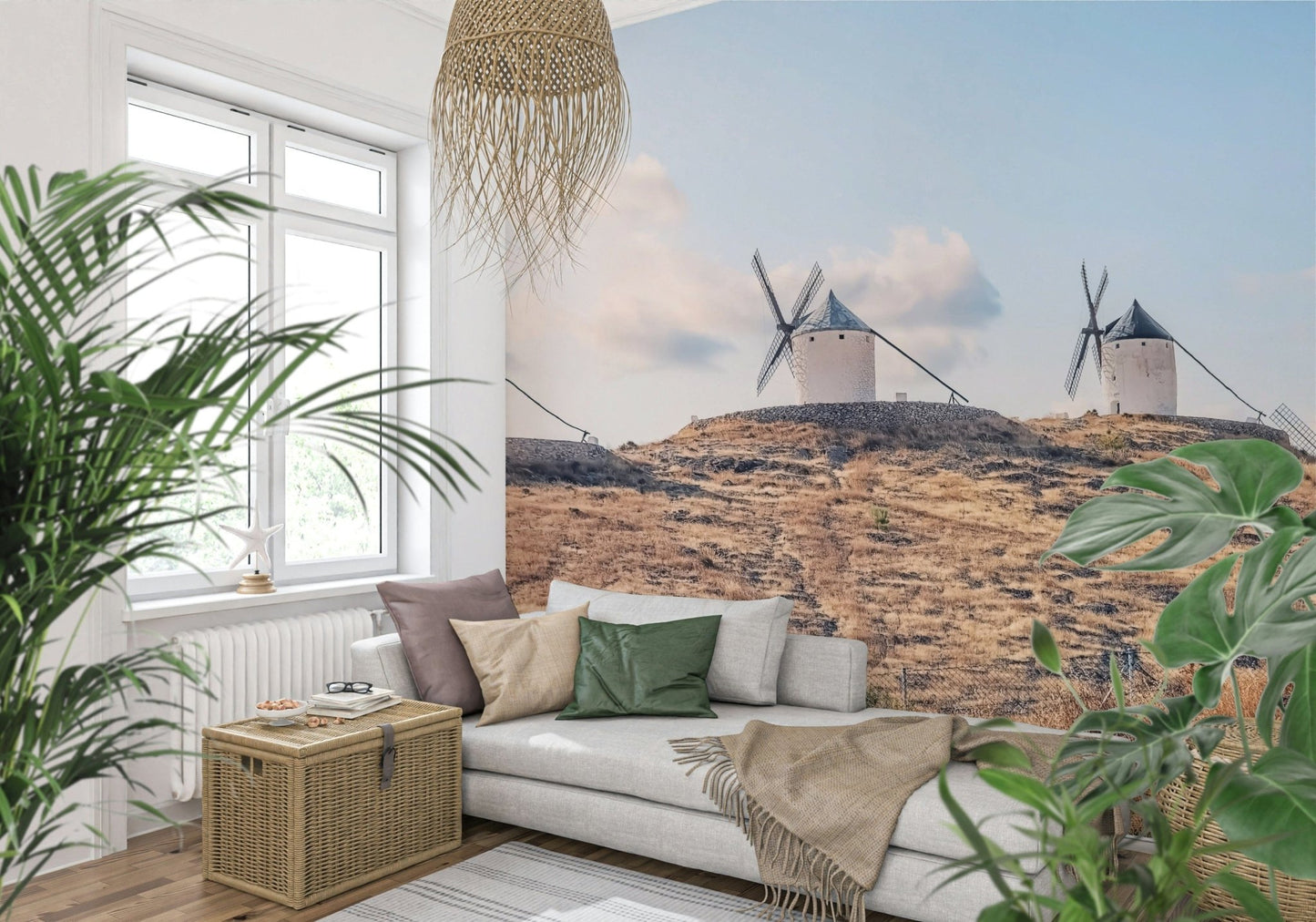 La Mancha Windmills Wall Mural