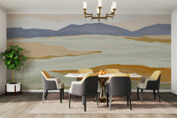 Wall mural featuring expansive natural views

