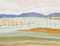 Peaceful wallpaper mural for walls with nature scenes

