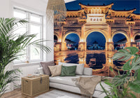Cultural landmark of Taiwan wall art design.