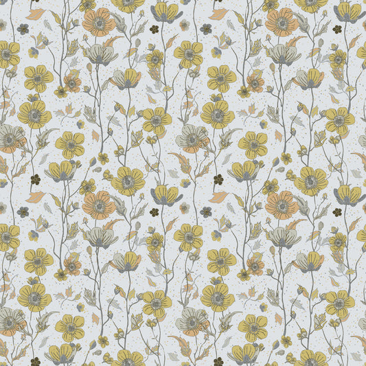 Buttercups Garden Golden and Gray