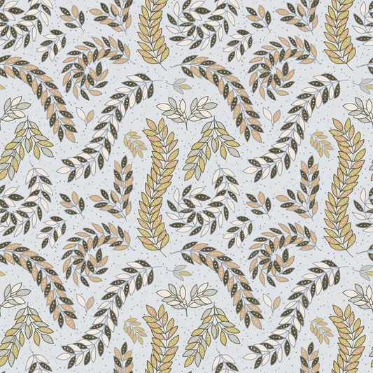 Vintage Foliage Golden and Gray