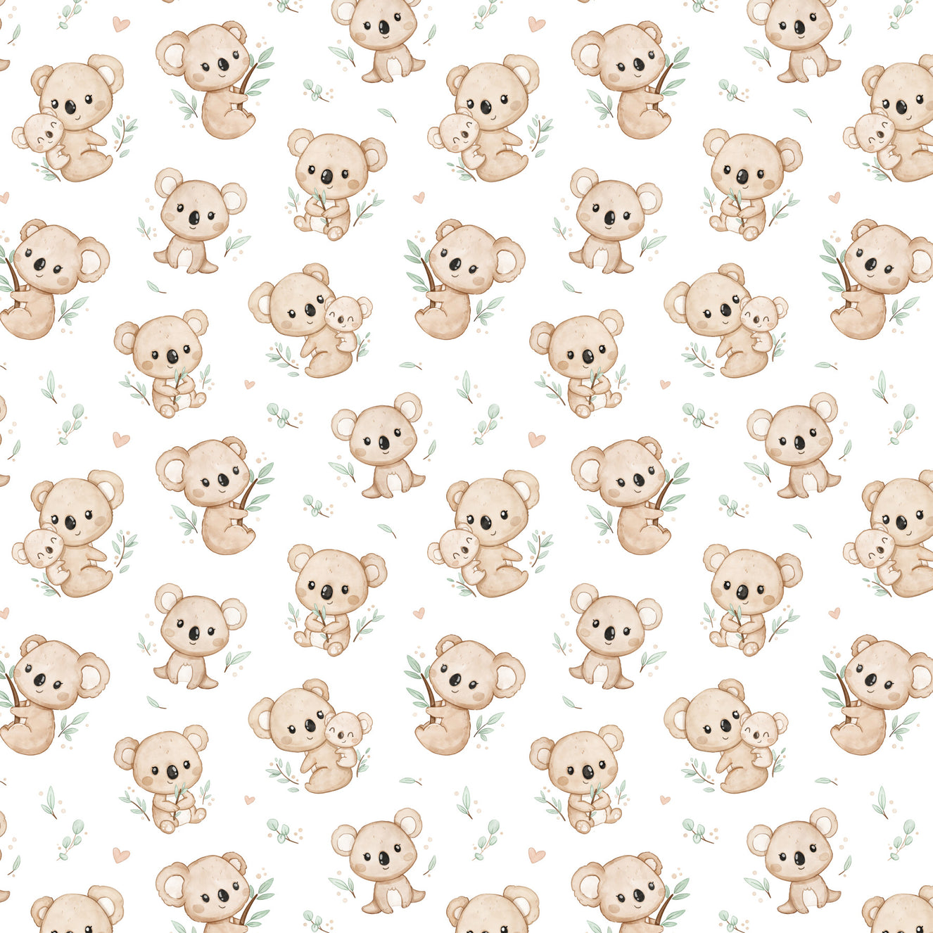 Cute Koala Watercolour Wallpaper