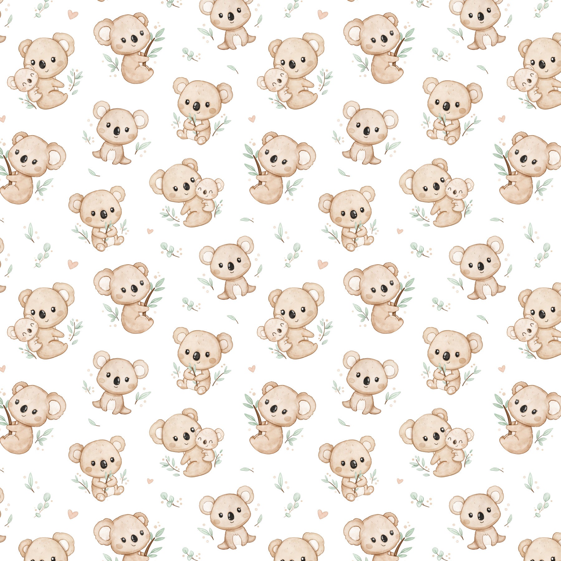 Cute Koala Watercolour Wallpaper