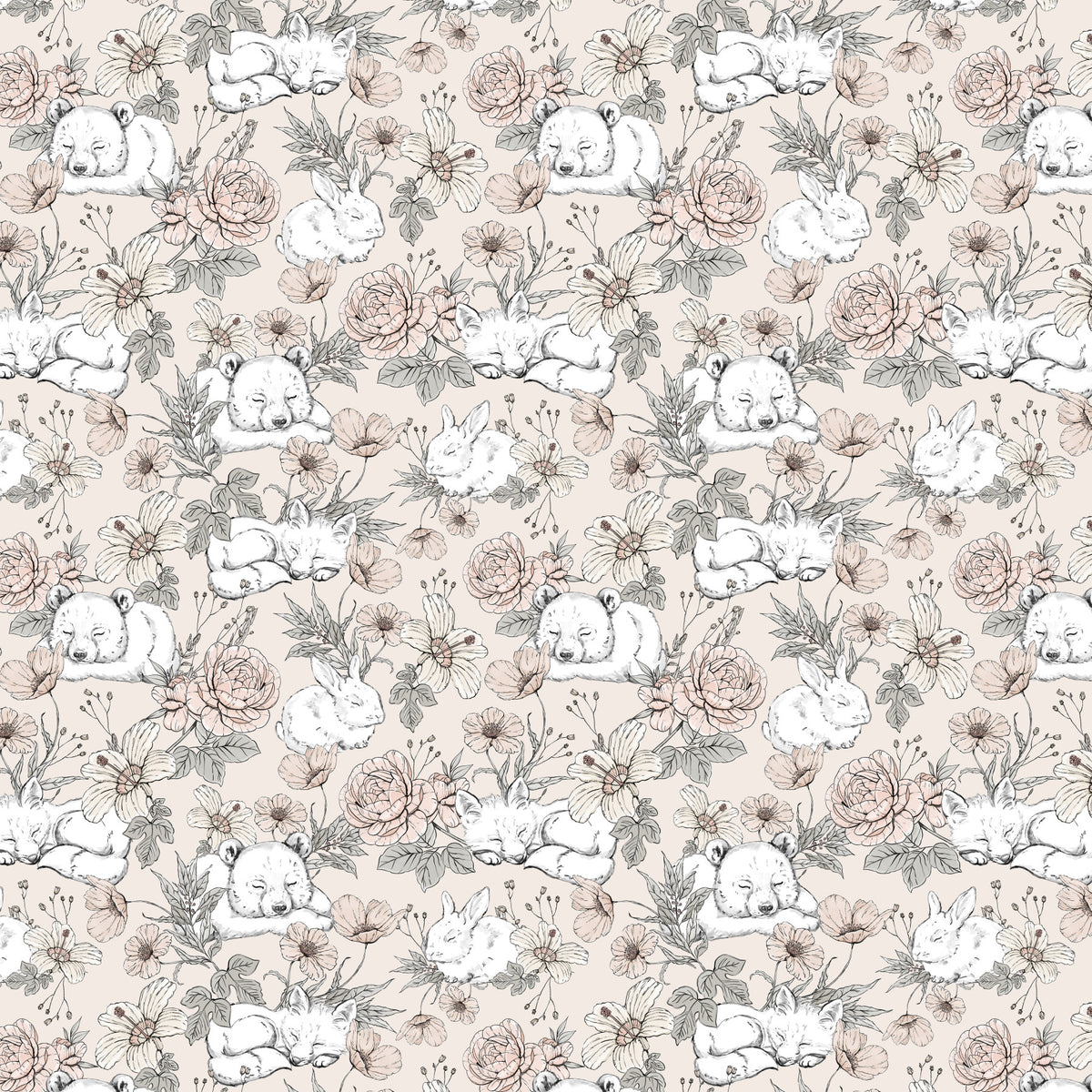 Sleeping Woodland beige