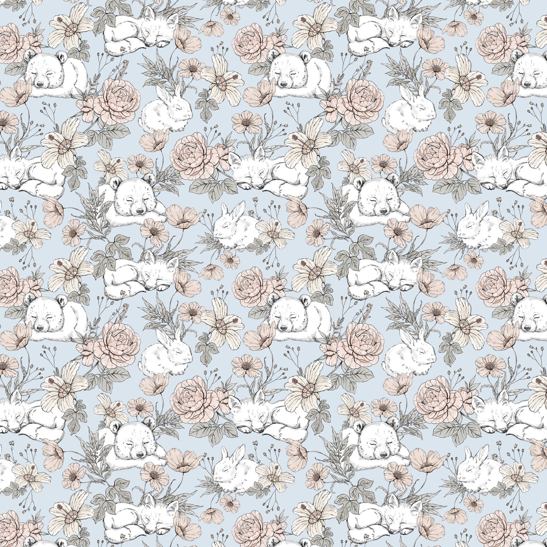 Sleeping Woodland Blue