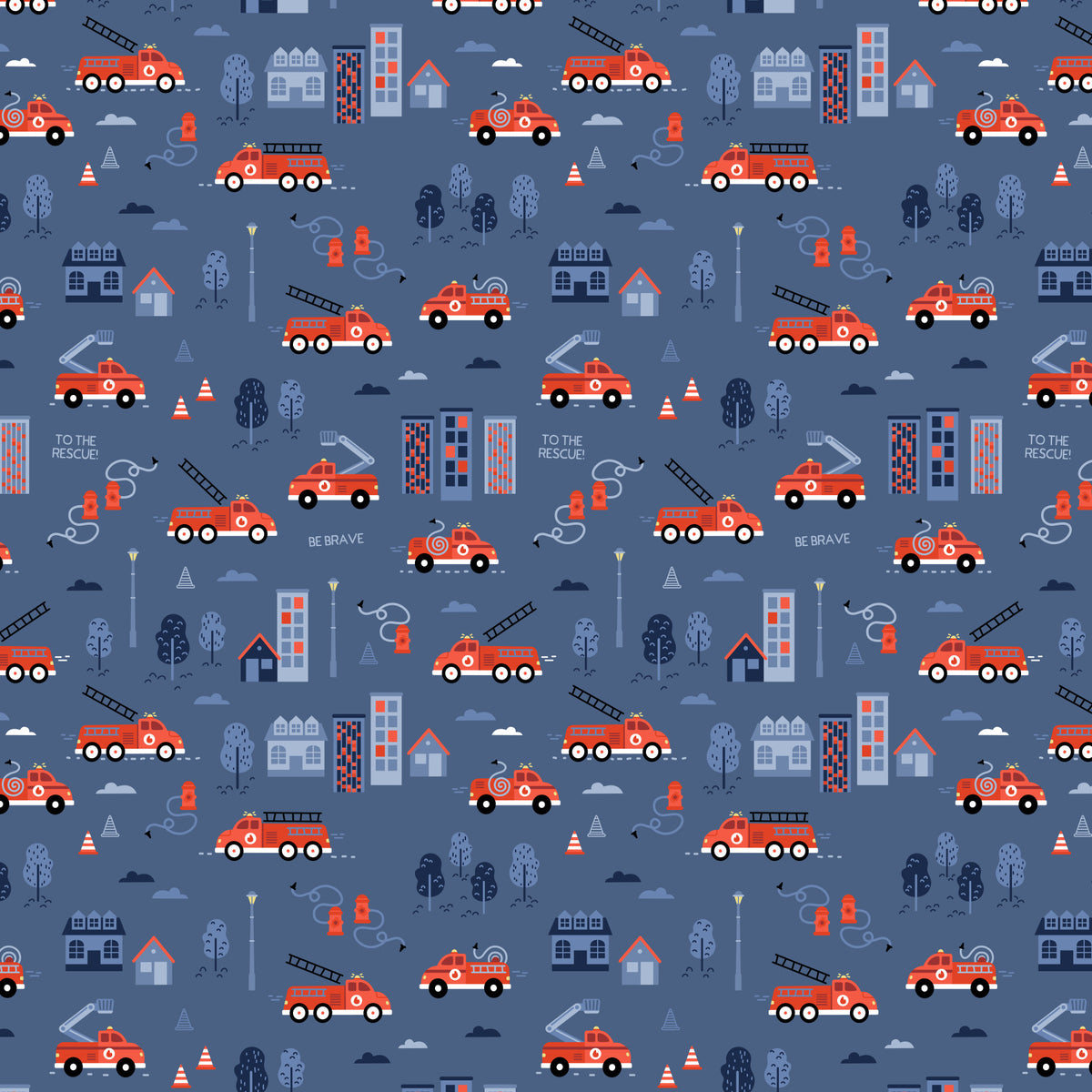 To The Rescue blue in your room — zoomed