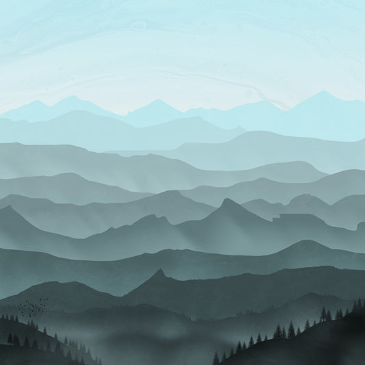 Misty Mountain Layers