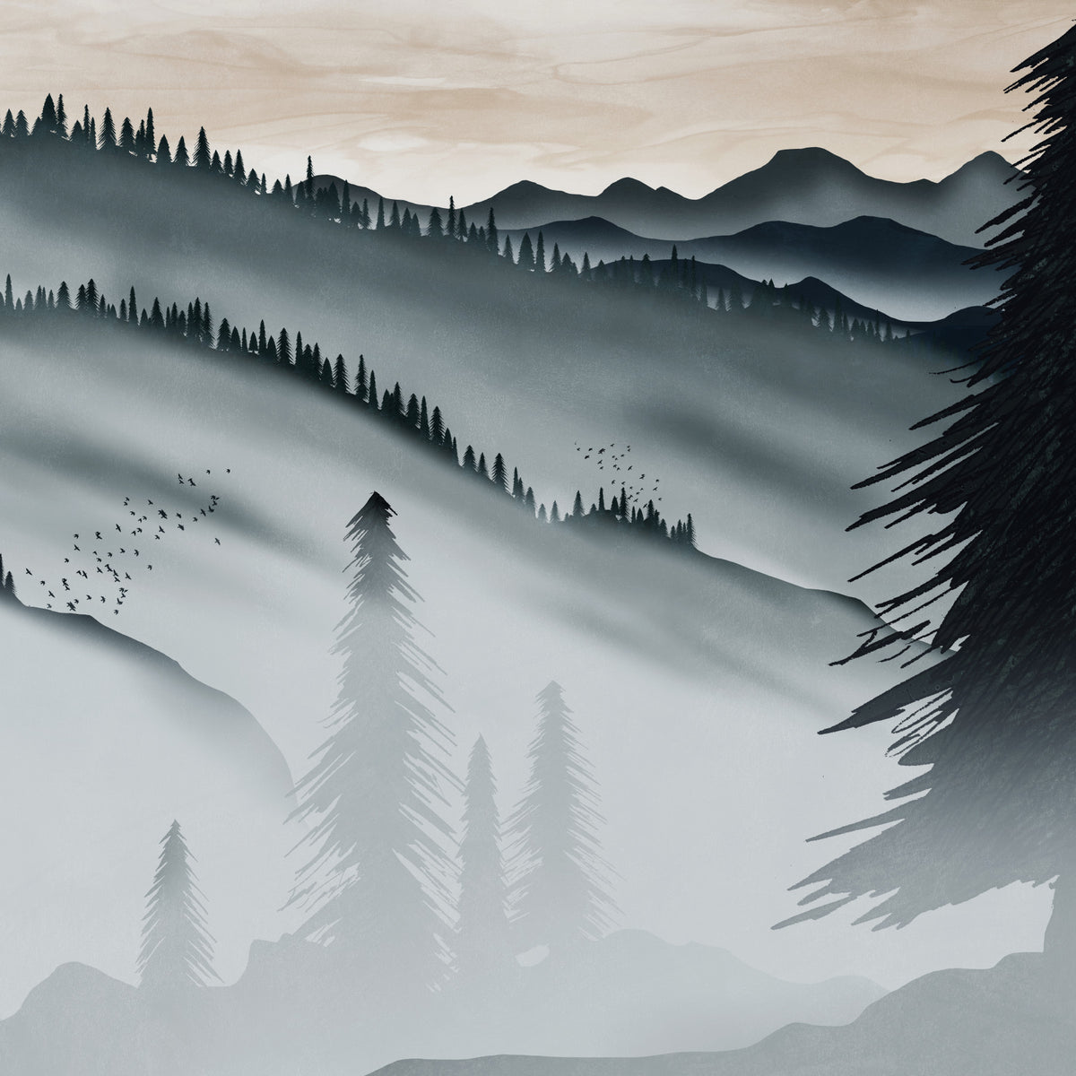 Northern Land in your room — zoomed
